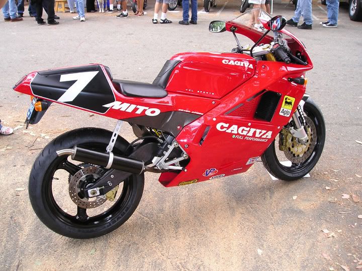 Cagiva Mito Evolution 2. A Cagiva Mito 125 2-stroke