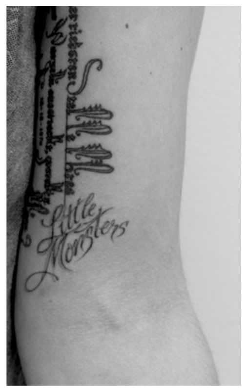 Lady Gaga's new Tattoo?