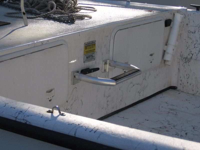 Folding Anodized Aluminum Boat Skiff Step eBay