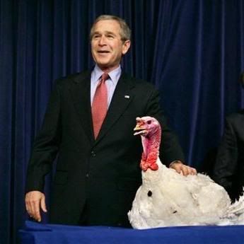 President Bush with Turkey