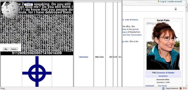Sarah Palin Wikipedia Page Hacked