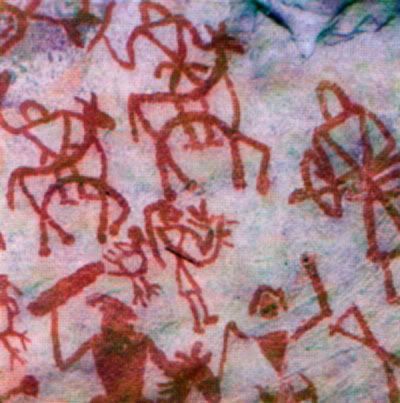 Cave Painting from India