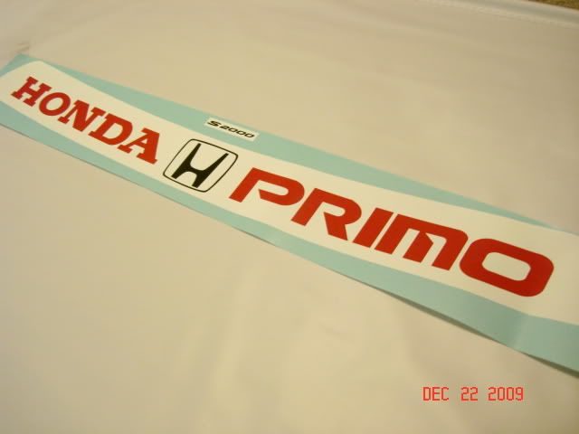 Honda s2000 windshield banner #5