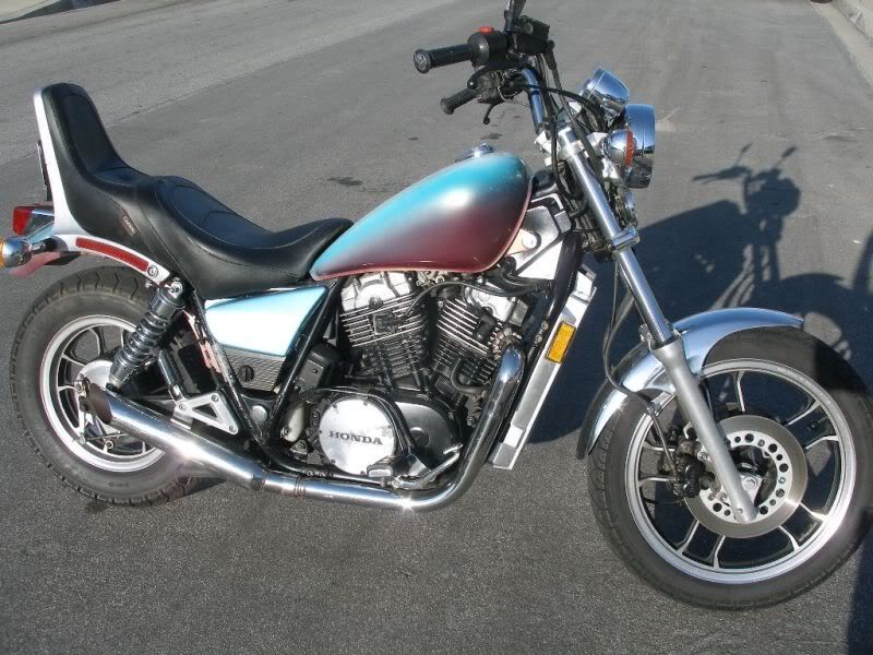 1983 Honda shadow 750 seat #3