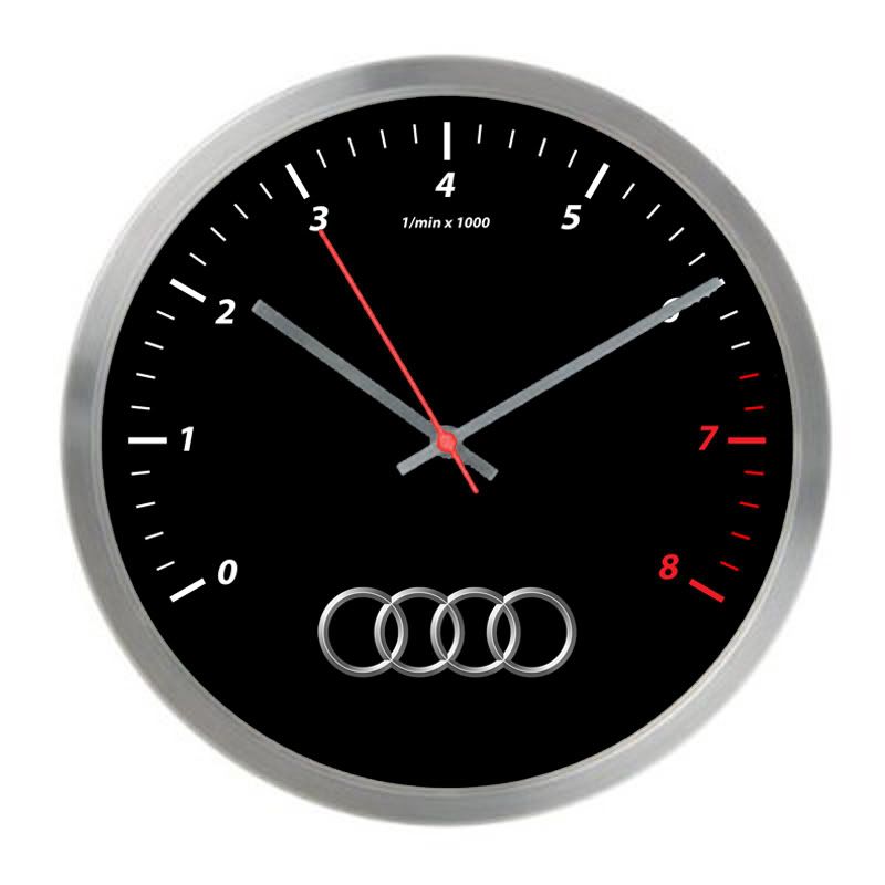 Audi wall clock for garage?