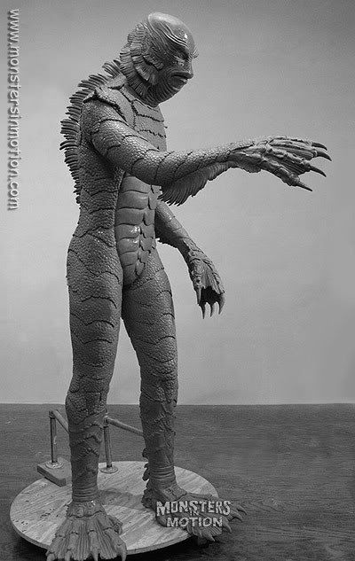 creature from the black lagoon life size statue