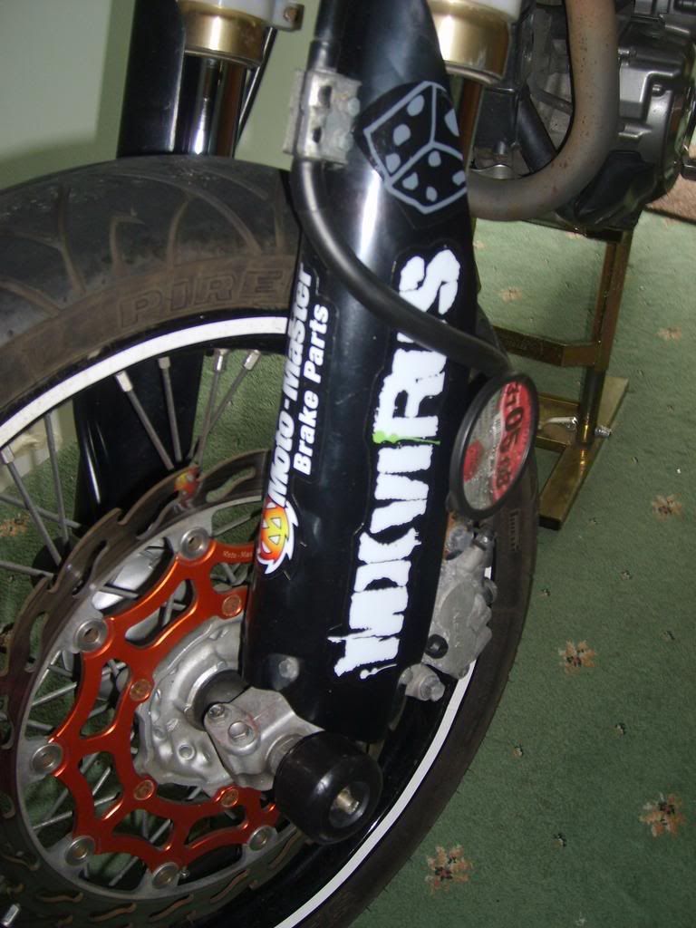 drz fork guards