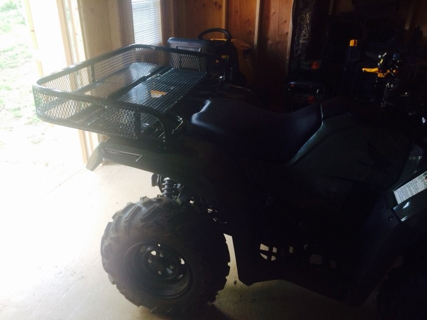 Strong Made Rear Rack/2inch Reciever Installed Honda Foreman Forums