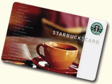 Starbuck's Card