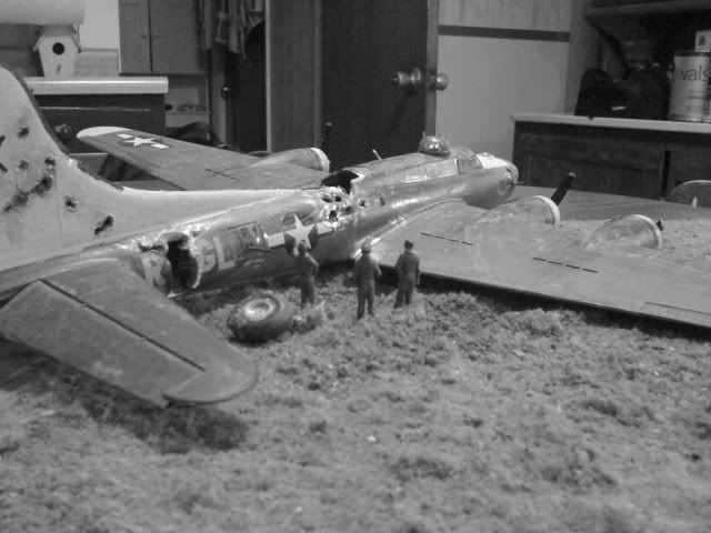 b-17 diorama