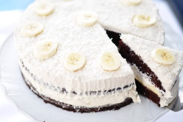 Bananen-Kokos-Torte