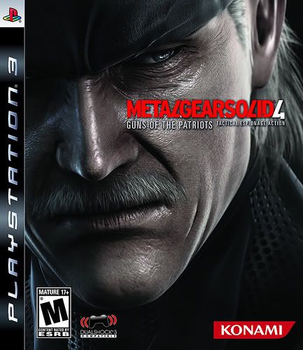 MGS4 US Cover