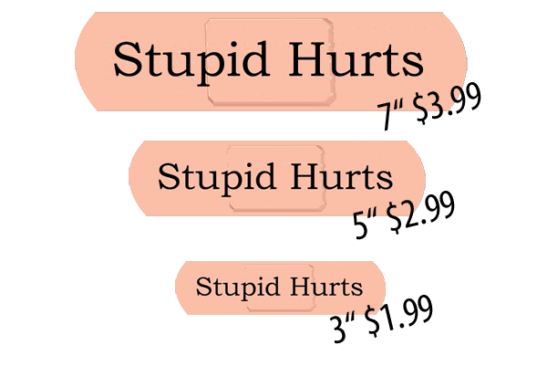 Honda /stupid hurts stickers #3