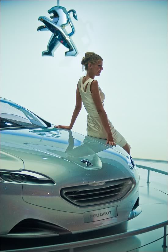 Девушки на автошоу