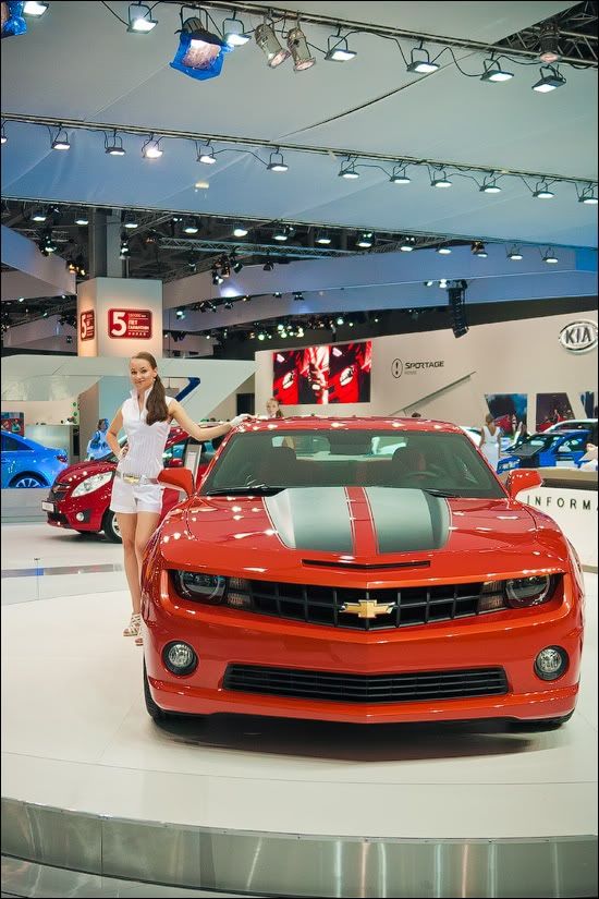 Девушки на автошоу