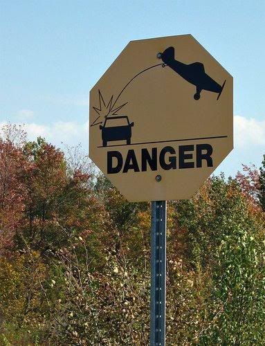 Perigo: Avião quicando