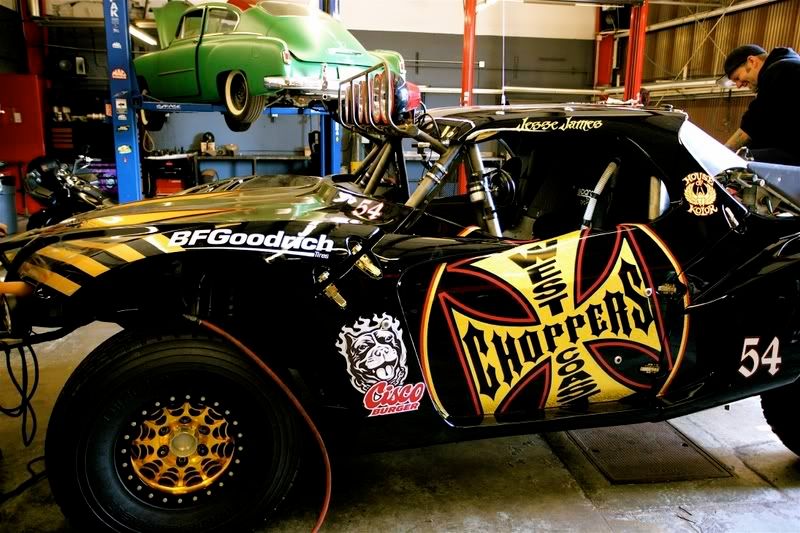 replicate the West Coast Choppers Trophy truck that Jesse james Races in