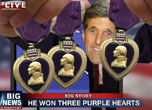 I've won 3 Purple Hearts!!!!
