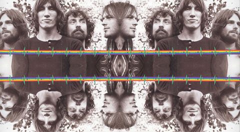 Da esquerda para a direita (ou tudo ao contrário): Richard Wright, Roger Waters, Nick Mason e David Gilmour (1973)