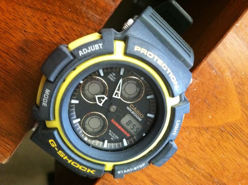Suppa adapter/Pulsar auto world timer + Gshocks for sale (DW8150/DW