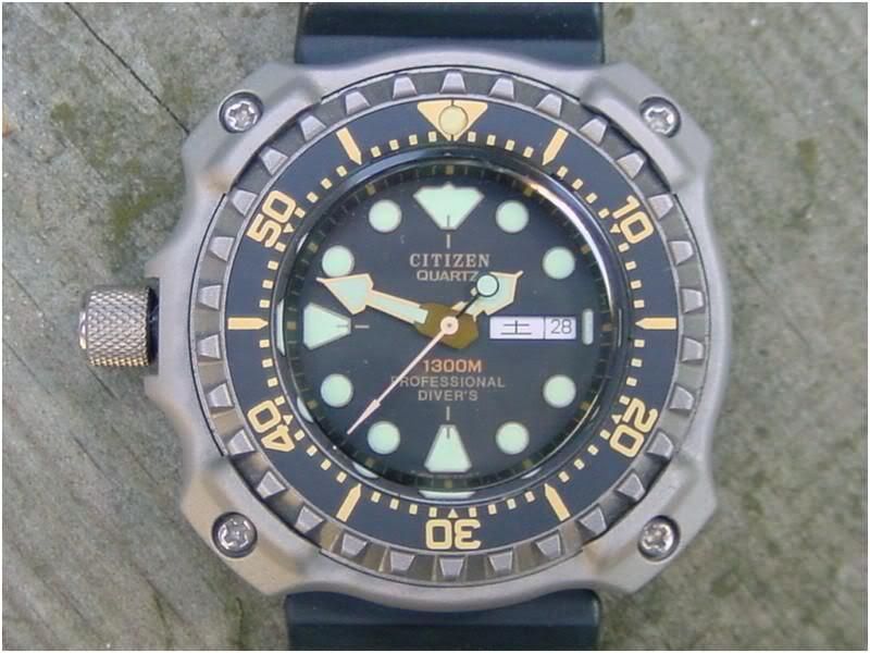 citizen 1300m professional diver