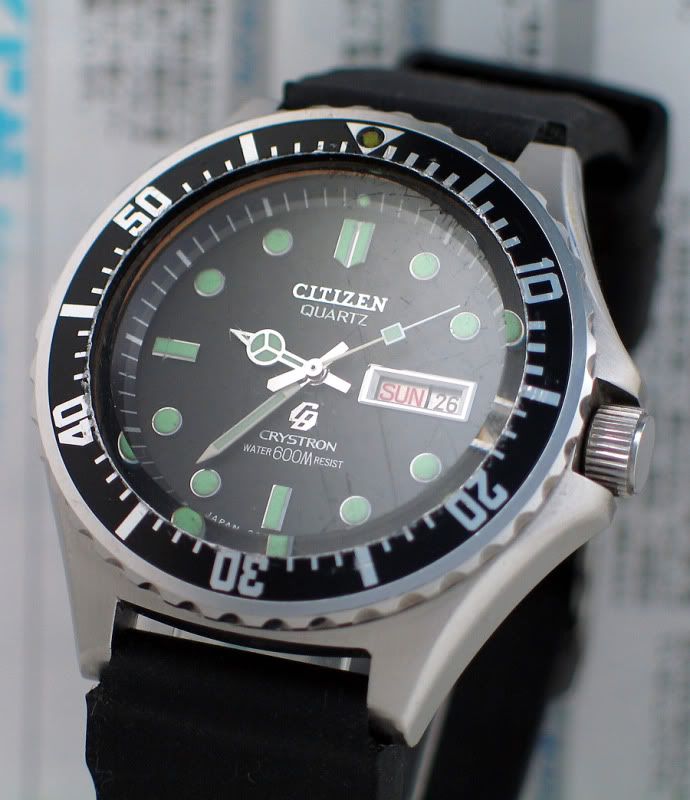 citizen automatic 200m