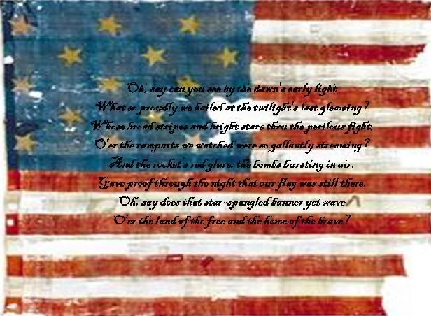 us flag in 1812 that inspired the star spangled banner photo: Star Spangled Banner Publication1.jpg