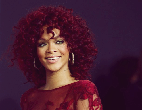 rihanna hair red afro. After seeing Rihanna at the