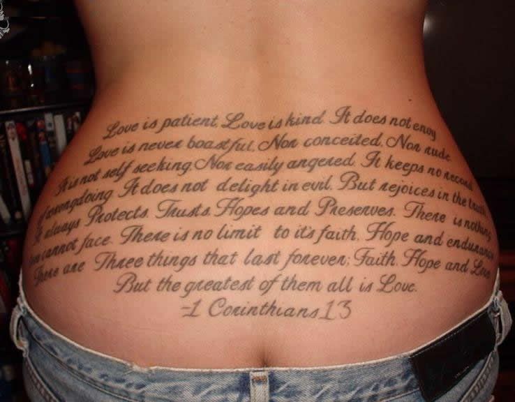 unique lower back tattoos are the perfect design for the sexy girl
