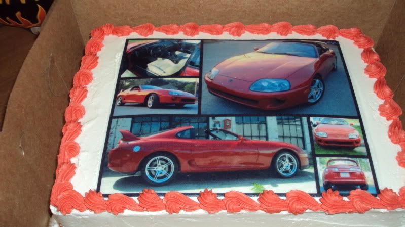 toyota supra cake