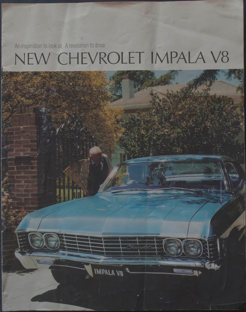 Printing A Post Brochures For 67 68 Australian Impala S