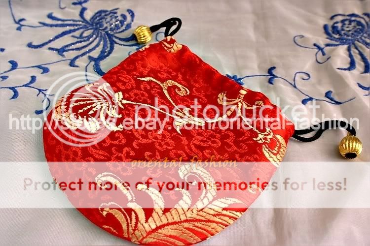 WHLOESALE 400 BROCADE SILK JEWELLERY 4x4 POUCH C42  