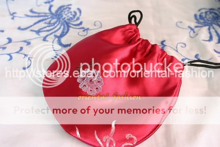 Buy4get5 Lot of 200 Silk Brocade Jewelry Pouch bag C42  