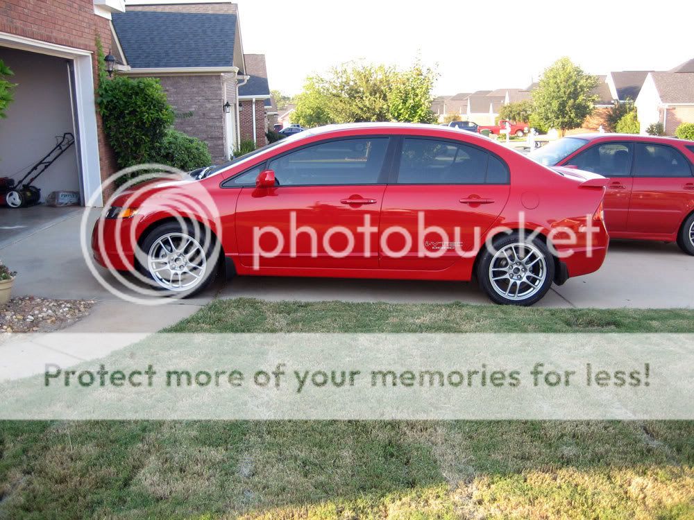 *pics* Evo 9 wheels on RR FA5 | 8th Generation Honda Civic Forum