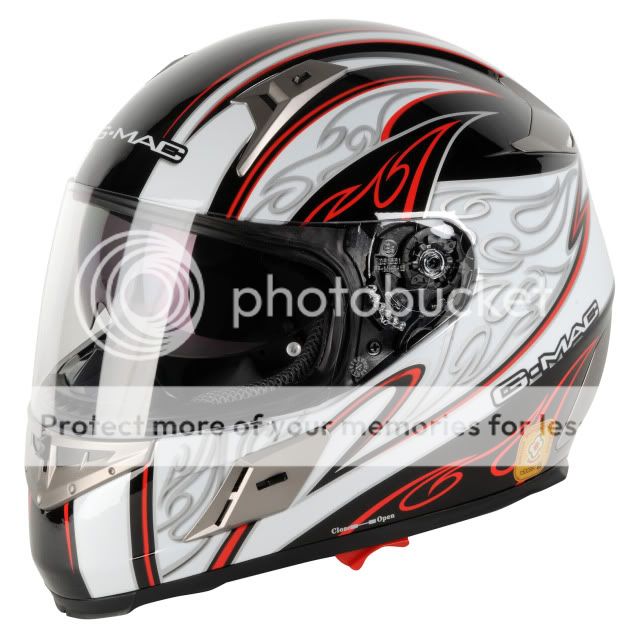 Nitro GMac Blaze Motorbike Motorcycle Crash Helmet  